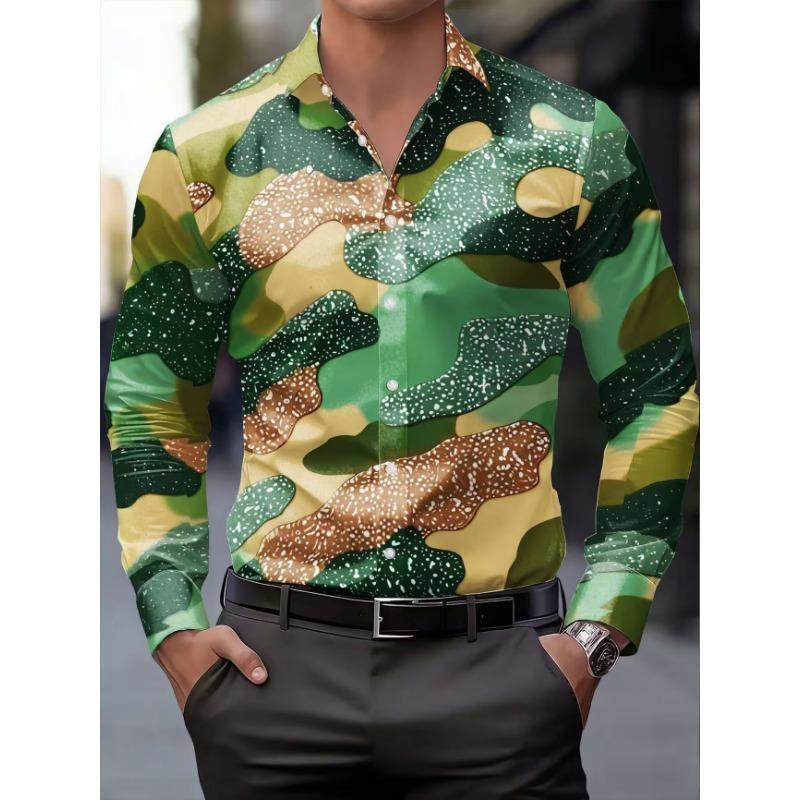 Neues schwarzes Hintergrund 3D rotes Spinnennetz-Aufdruck Herren Langarmshirt trendiger Streetstyle Freizeithemd