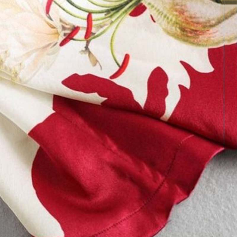 Printed Rayon Fabric Women's Round Neck Short Sleeve T-shirt Loose Plus Size Top Ice Silk T-shirt Casual Daily Wear