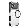 Etui na telefon komórkowy magnetyczne z czterema narożnikami, odporne na upadki, ochronne, matowe, odporne na zarysowania, do ładowania bezprzewodowego, samochodowe etui na telefon dla Apple 17pm
