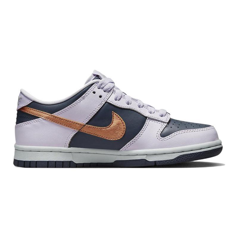 Nike Dunk Low SE Copper Swoosh GS Sneakers DX1663-400