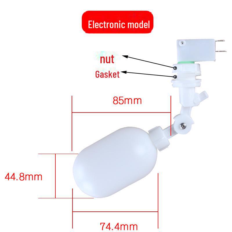 

Регулятор уровня воды с механическим поплавковым клапаном для очистки питьевой воды в баках и ведрах. Electronic float top mounted, 250 pieces per box