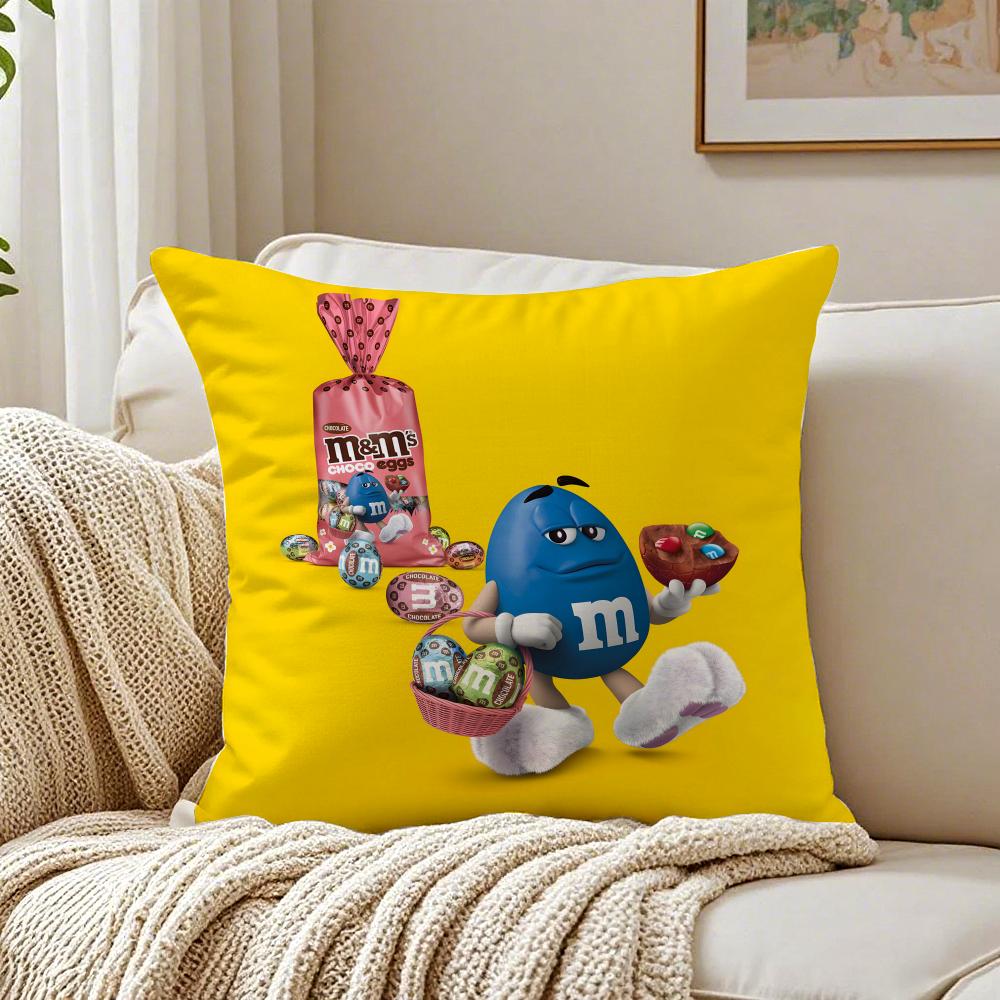 brand playful MMs Cushion Cover Pillowcase Antidustmite living Room Sofa Decor Cushion Room