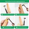 Round Shape Bracelet Adjuster Wood Deformation Mandrel for Jewelry Adjustment and Repair Jewellery Reshaping Tool