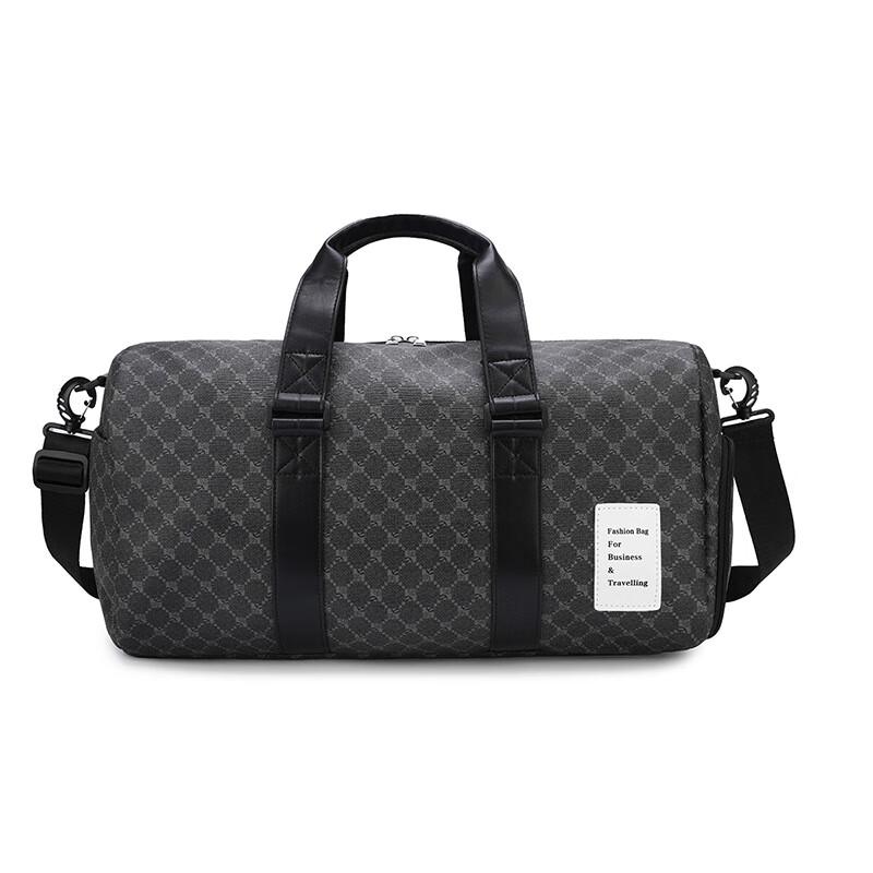 

Li Shen Diamond Pattern Dry Wet Separation Sports Travel Bag
