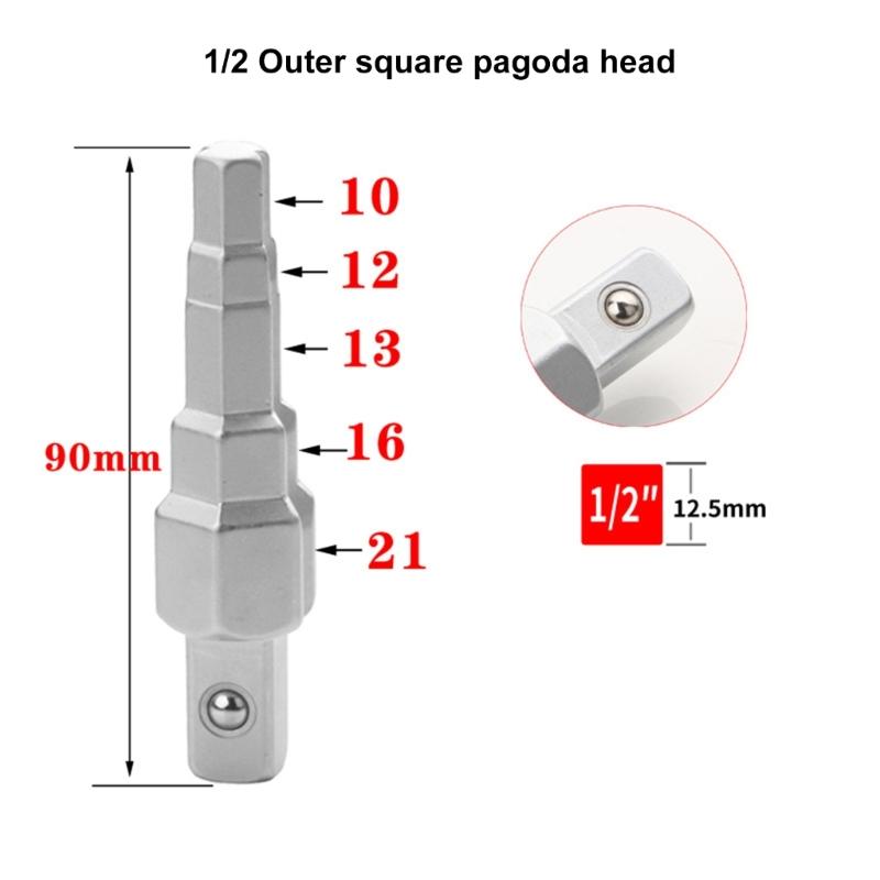Universal Steel Radiators Wrenches Connectors Tool With Square Drive And 5 Hex Size For Plumbing And Maintenance