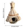 House Outdoor Hanging Bird House Straw Bird House Natural Bird House