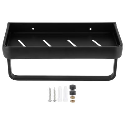 30cm Bathroom Shelf Space Aluminum Wall Mounted Hollow Storage Rack Basket Organizer(SingleLayer