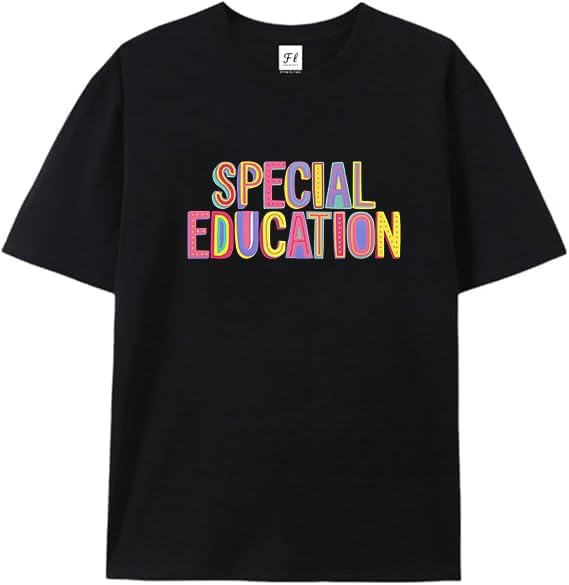 Special Education Teacher Tshirt, SPED Teacher Shirt Black S разноцветный