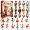 24-Day Mini Christmas Brick Ornament Advent Calendar,Unique Designs, Buildable Bricks, Hanging Loops Included, Holiday Countdown