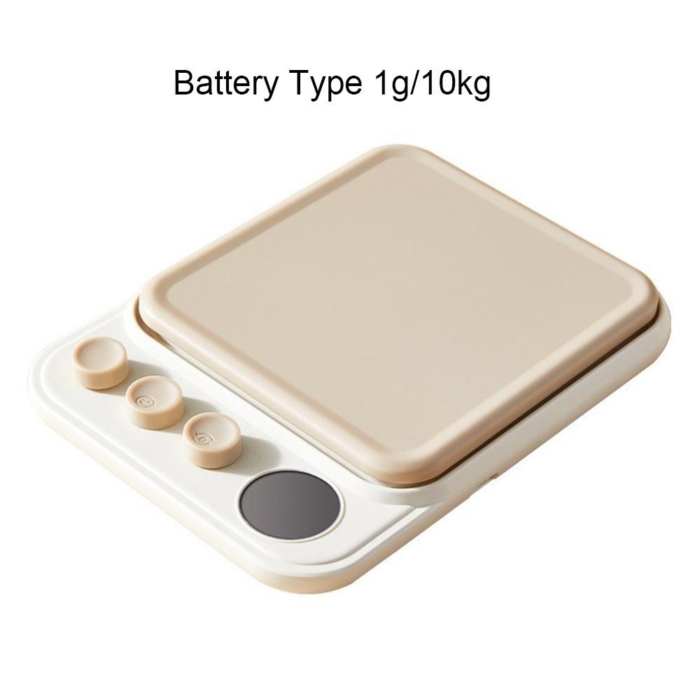High Accuracy Digital Kitchen Scale LCD Display Tare Function Electronic Scale 0.1g Precision USB Charging Food Scale