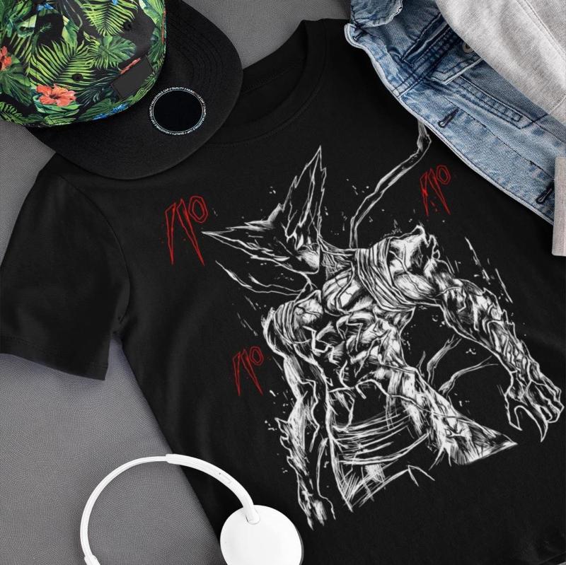 

Summer Bestseller Anime and Manga One Punch Man - Hungry Wolf T-shirt Anime and Manga T-shirt Male Anime Fan Clothing 4XL