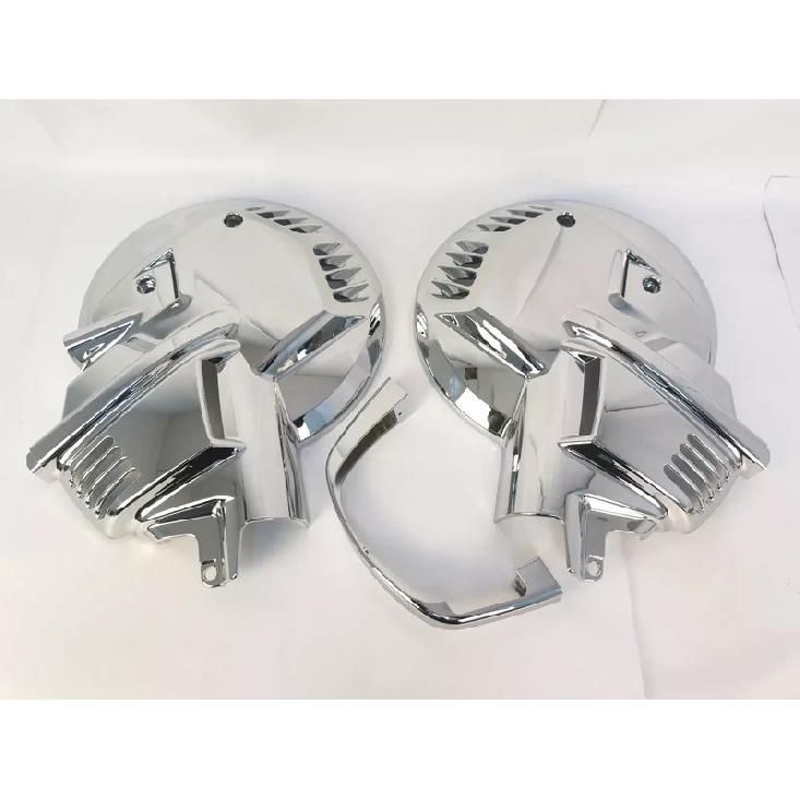 1Set Chrome Front Brake Rotor Disc Covers For Honda Goldwing GL1500 1988-2000 Motorcycle Brake Rotor Disc Shells