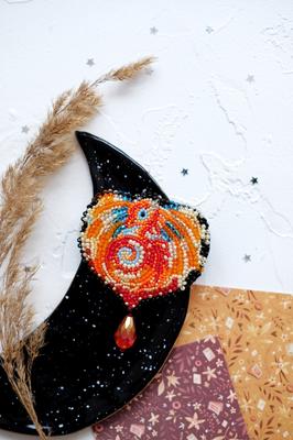 Set for Bead Embroidery Decorations On Natural Artistic Canvas Abris Art Animals