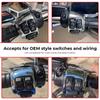 Motorcycle Accessory Handlebar Control Switch Housings Cover Kit Aluminum Chrome For Harley Davidson 2014-Later XL Dyna Softail