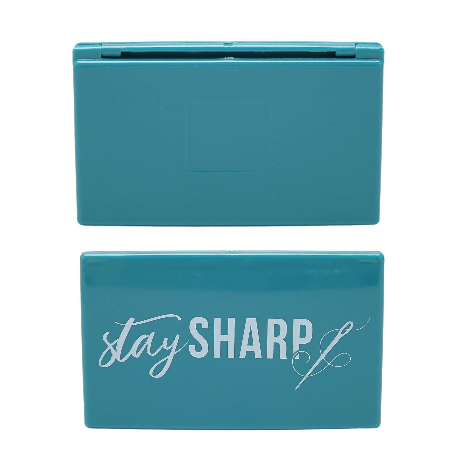 

Магнитный футляр для игл Темно-зеленый пластиковый корпус Легкий Портативный Безопасный Стежок по краю Коробка для хранения булавок для шитья рукоделия