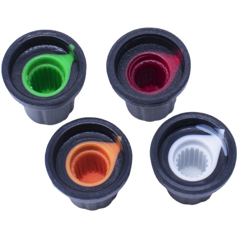 11PCS AG1 AG1 WH118 Potentiometer Knob Cap 6mm D Shaft Rotary Encoder Knob Multi Color Plastic Knob For WH118 Variable Resistor