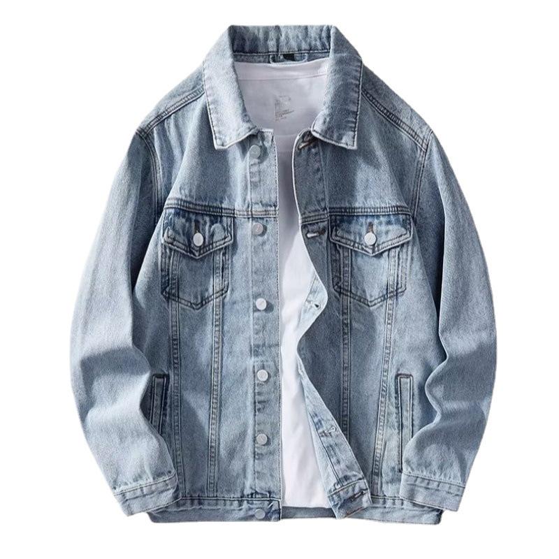 Men's Korean Style Spring Denim Jacket: Trendy, Handsome, Versatile Casual Workwear Top