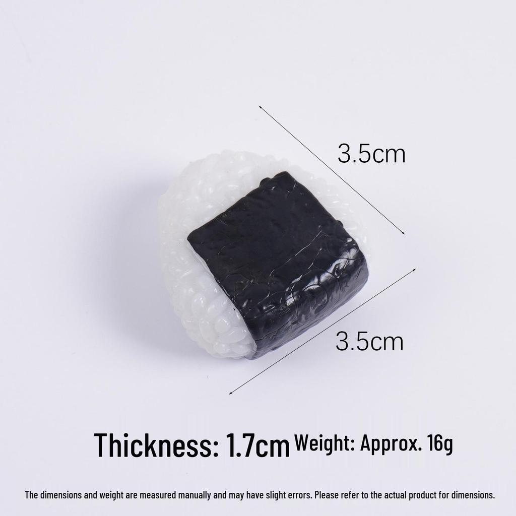 Onigiri Nori Rice Square Sushi Keychain Toy Pendant