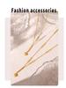 Exquisite Six-Pointed Star Tassel Necklace – Versatile Titanium Steel, Fade-Resistant