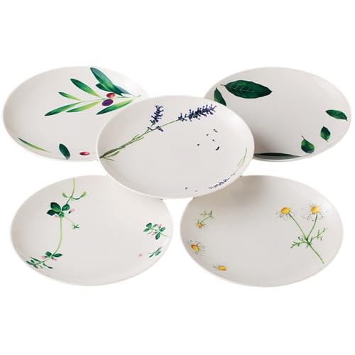

Ale-net Cake and Dessert Plates, Set of 5, Diameter 15.5cm x Height 2cm, Resort Petit Cake Plate Set, Porcelain, Mino Ware, Made in Japan