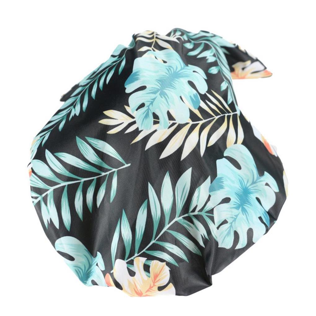 Shower Caps Stylish Ladies Home Reusable Hair Wrap Exquisite Pattern Elastic Waterproof Bath Hat Bathing Headwear
