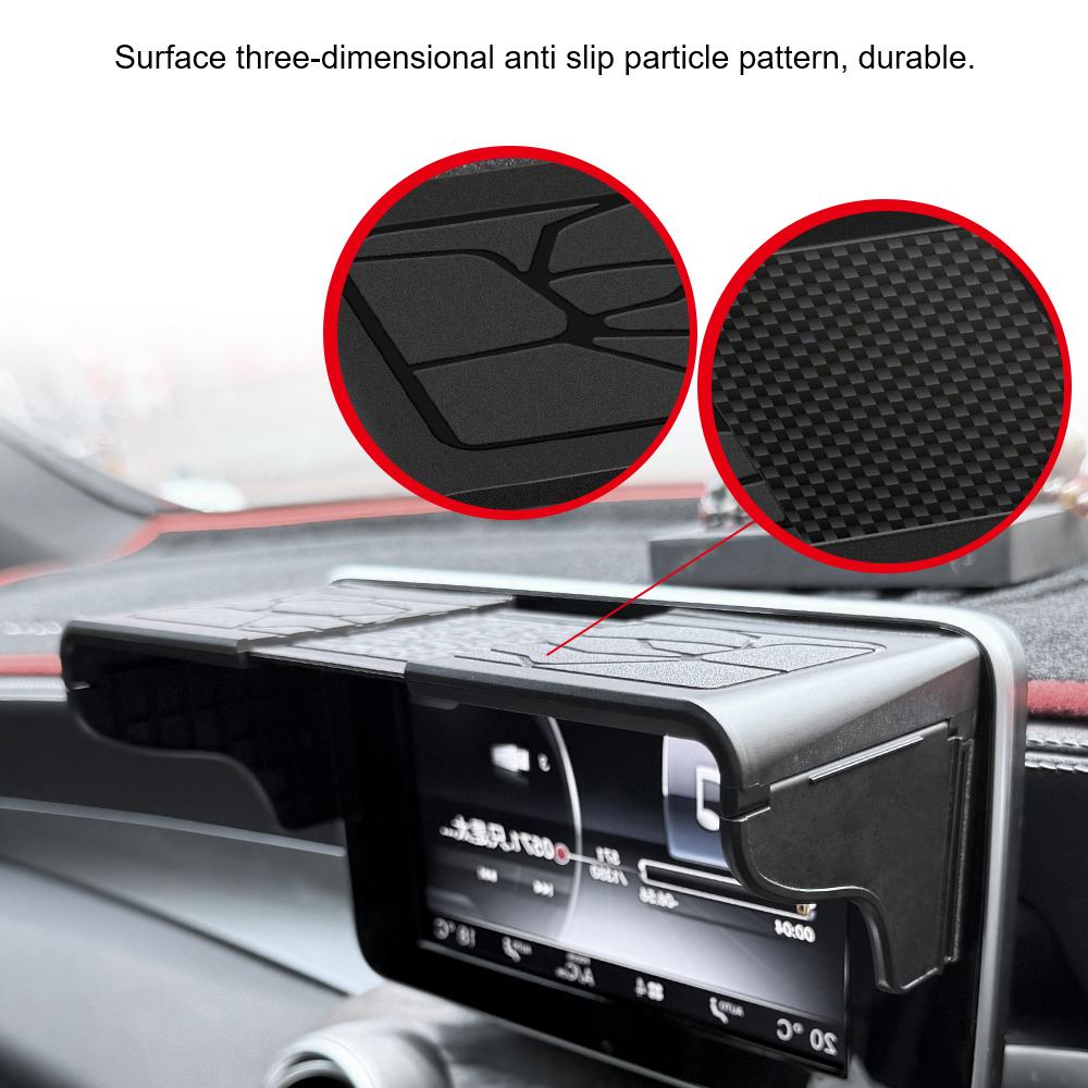 For 7-12inch Display Screen Car GPS Navigation Sun Shade Sun Visor Screen Visor Shield Auto Central Control Screen Protector