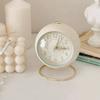 Elegant Premium Alarm Clock Retro Style Bracket Bedside Clock Lamp with Light Multi-color Clock Decoration Ornaments Living Room