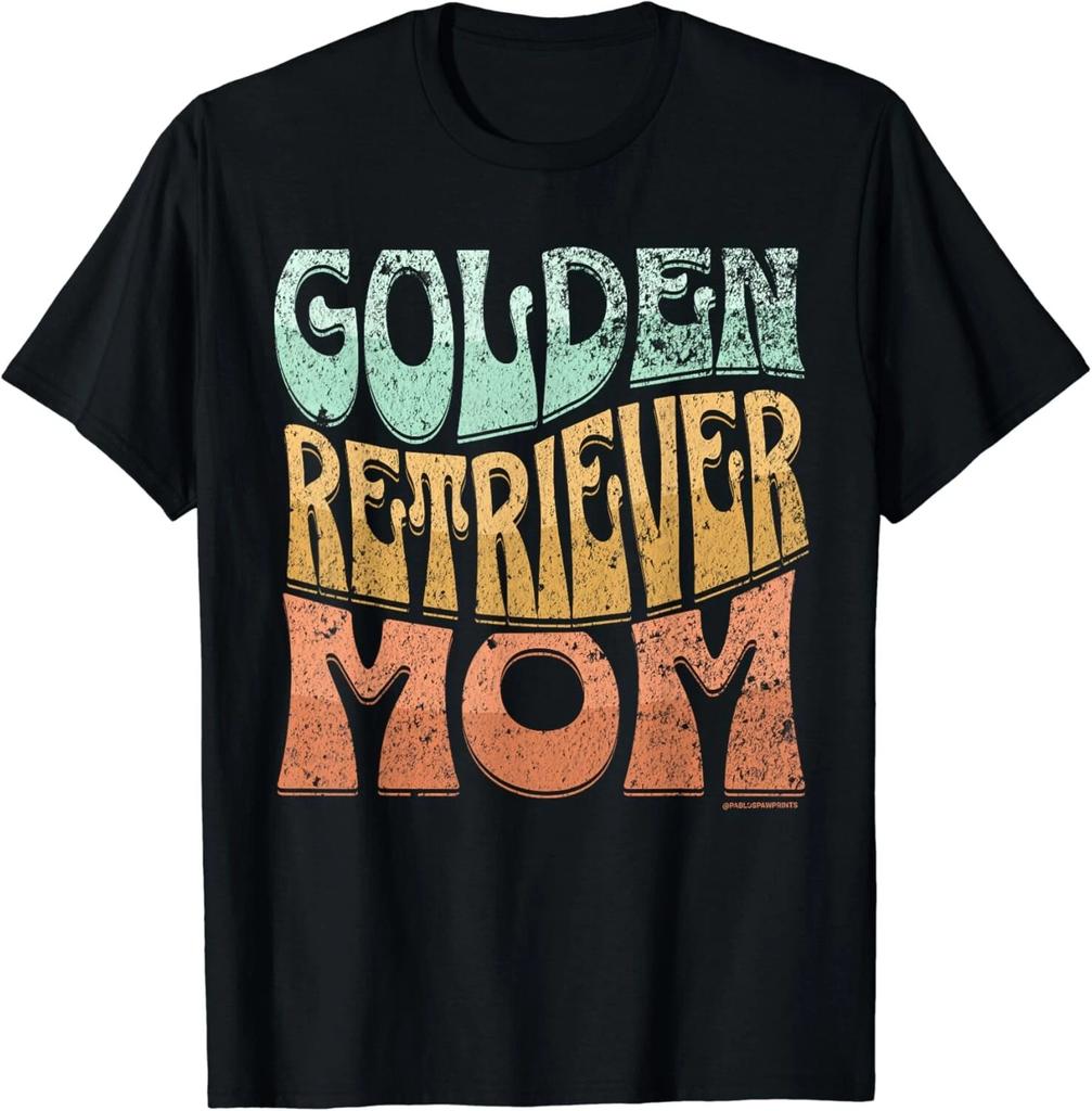 Golden Retriever Mom Vintage Dog Mom Gift Unisex T-Shirt