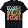 Golden Retriever Mom Vintage Dog Mom Gift Unisex T-Shirt