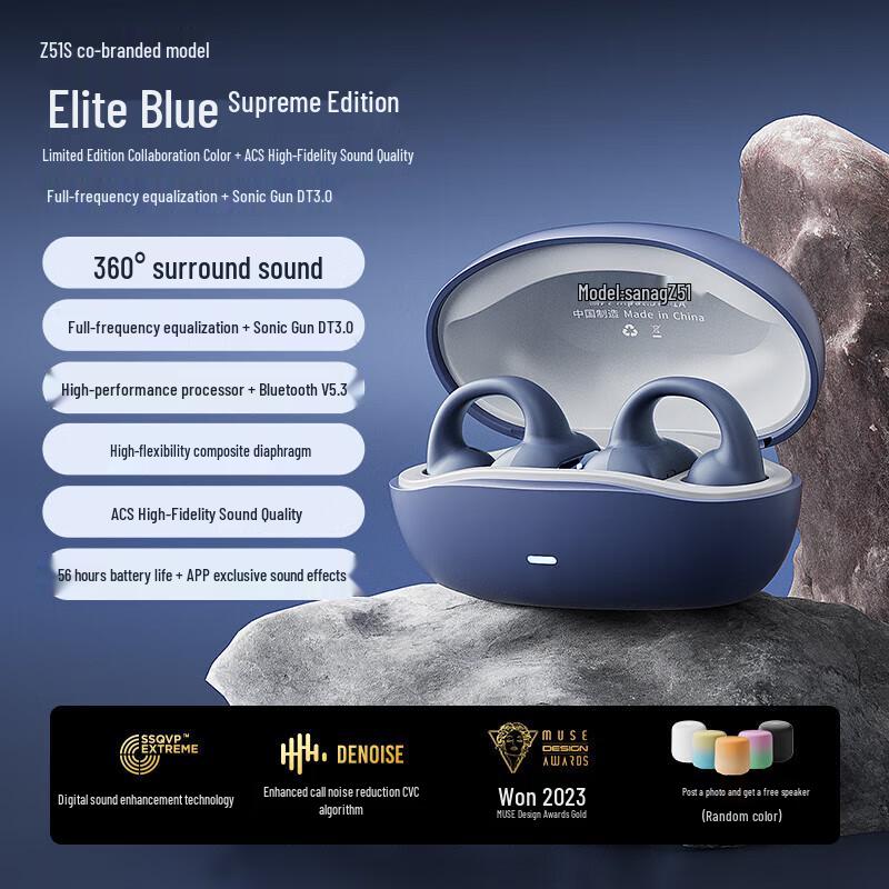 

Sanag Clip-Ear Bluetooth Headphones Z51SProMax