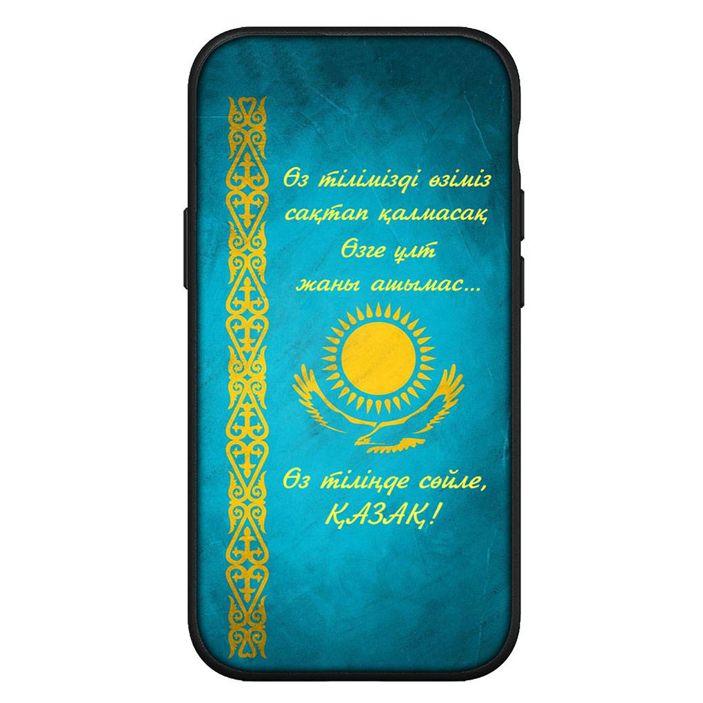 

для iPhone 16 15 X XR Samsung Galaxy S24 S23 Plus Xiaomi Redmi Note 13 12 11 Pro Max 9 10 14 A05 OPPO Huawei чехол синий Казахстан флаг карта телефон чехол for Samsung Galaxy A54 5G