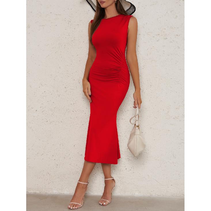 

Новое танцевальное вечернее длинное платье для взрослых, церемония, танцы, элегантное и сексуальное женское летнее платье XXL красный