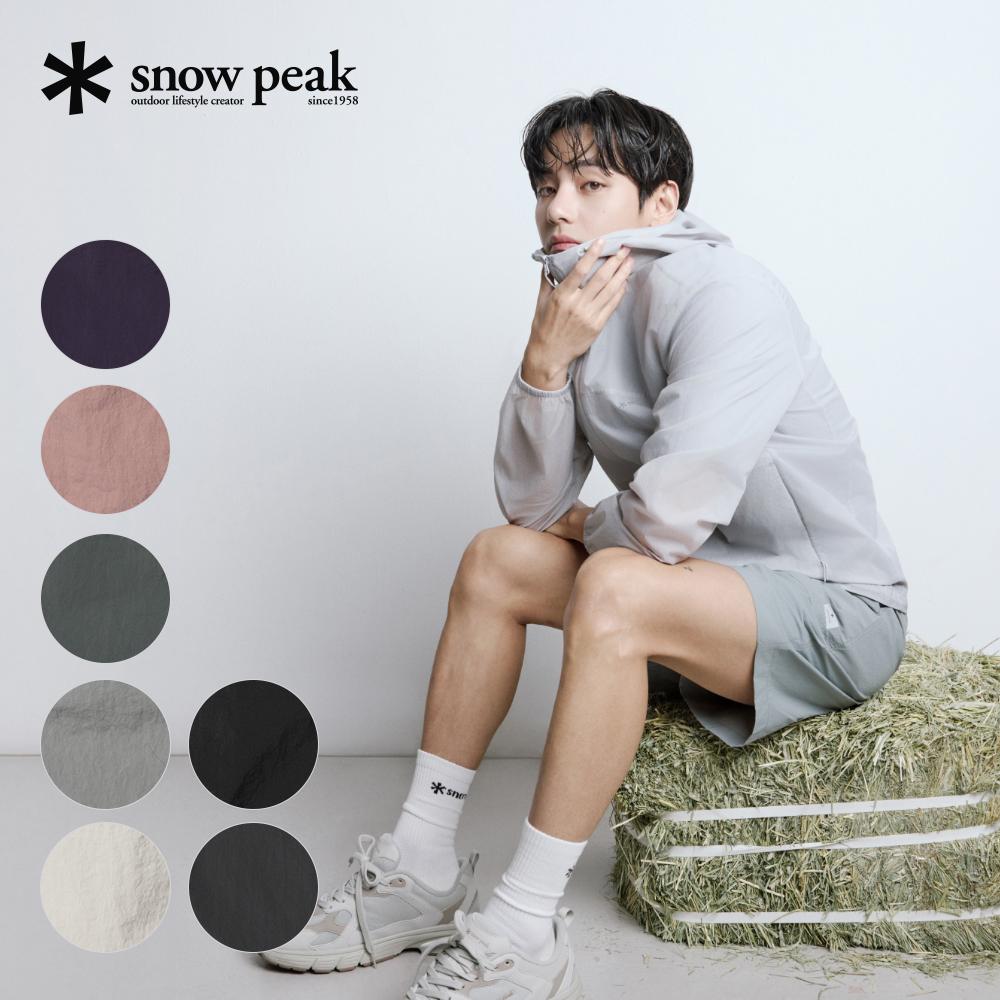 [Snowpeak] Taslan 4-Quarter Shorts (S26MULHP64) Black-80(S)
