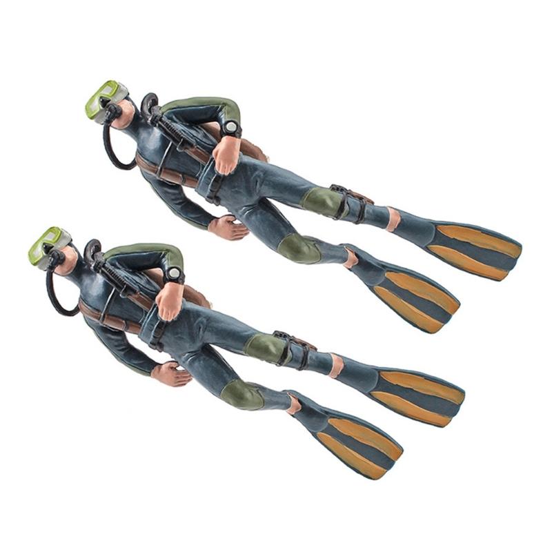 Aged Scuba Diver Water Feature Addition Fade Resistant Coating for Underwater Theme