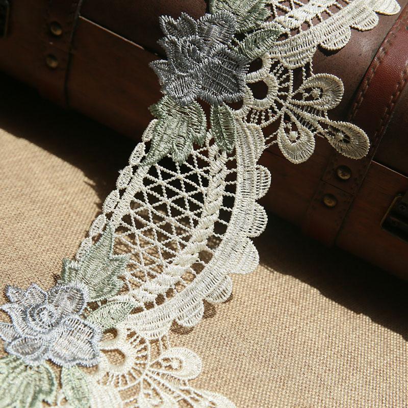 

1Y Кружевная лента ручной работы, кружевные отделки для швейных принадлежностей, свадебное украшение, товары для рукоделия