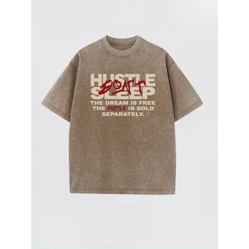 European sizes Men's T-Shirt, Retro Fashion Brand T-Shirt, Suitable for Summer T-Shirts with a Certain Thickness, Holiday Gift
