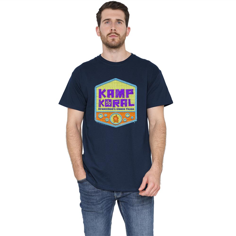 Kamp Koral: SpongeBob´s Under Years Unisex Adult Patch Logo T-Shirt