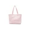 New MCM Coated Canvas With Leather Tote Bag, Shopping Bag, Handbag, Shoulder Bag Medium Women's Pink MWPBSER01QH001