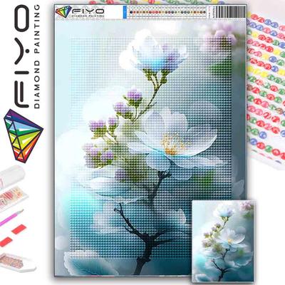 Pittura Diamante Fai da Te Cerchio Pieno Punto Croce Animale 3D Fiore Arte Decorativa per la Casa Pittura Diamante Pittura Artistica Diamante 5D