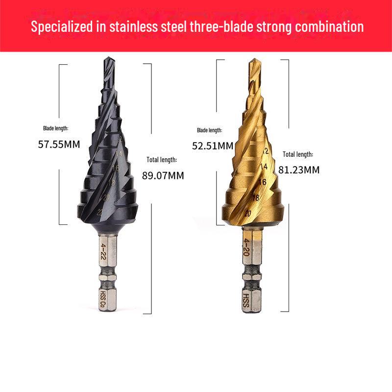 Green Forest Multi-Function Steel Drill Bit for Tough Metal Expansion