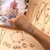 2026 Christmas Countdown Calendar 25 Day Christmas Earrings and Necklace Set Bracelets Charm Earrings Pendant Accessories
