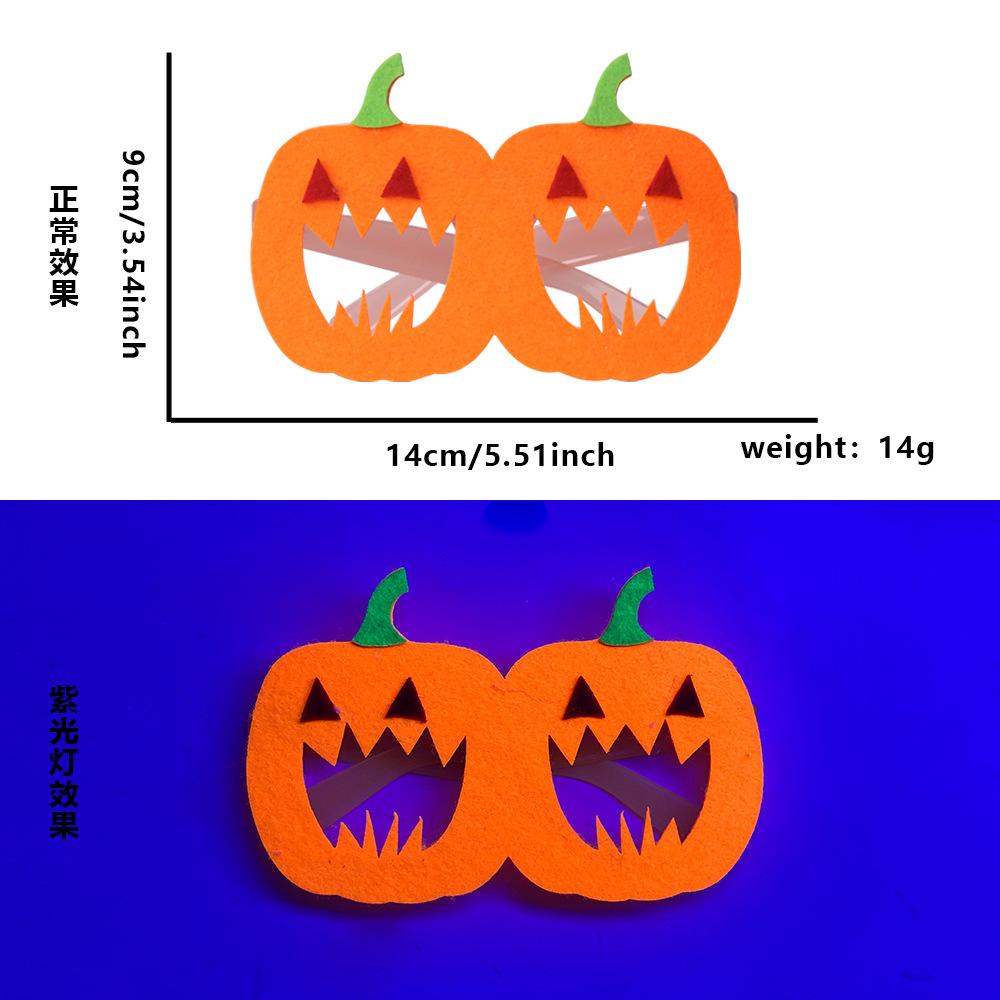 Halloween Party Favors for Kids Funny Eyeglasses Bracelets Pumpkin Keychains Bat Hair Clip Trick or Treat Cosplay Decorations