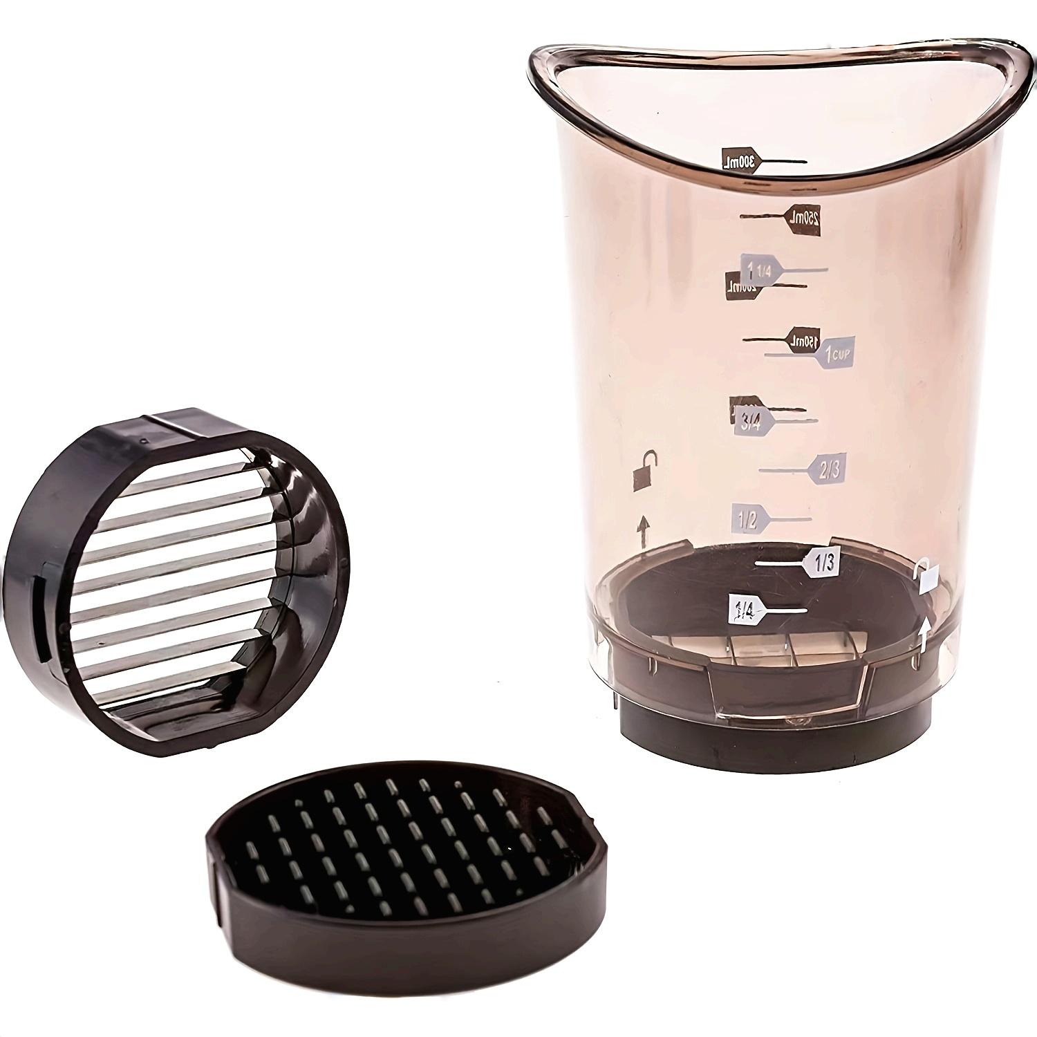 

Multi-Function Vegetable Chopper Slicer Cup, All-in-One for Slicing Dicing Chopping, Compact Cut & Store Kitchen Tool жёлтый