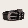 Artistic Vintage Female Belt With Oval And Polka Dot Elements For Casual Outfits
