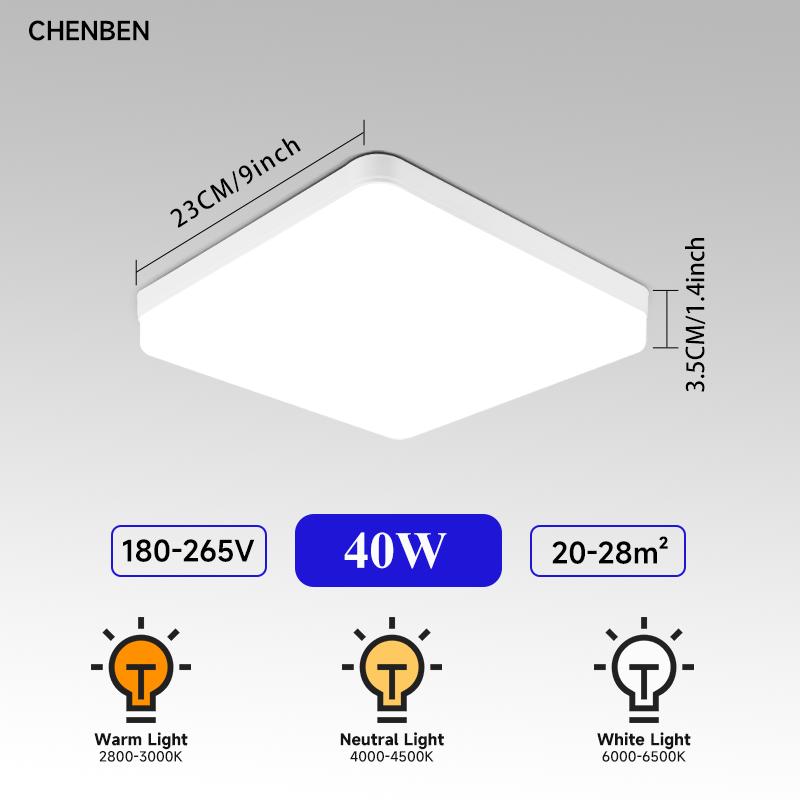 Led Ceiling Light 220V Modern Ceiling Lamp Led Ceiling Chandelier Panel Bathroom Lights Fixture For Living Room Kitchen Home Dec