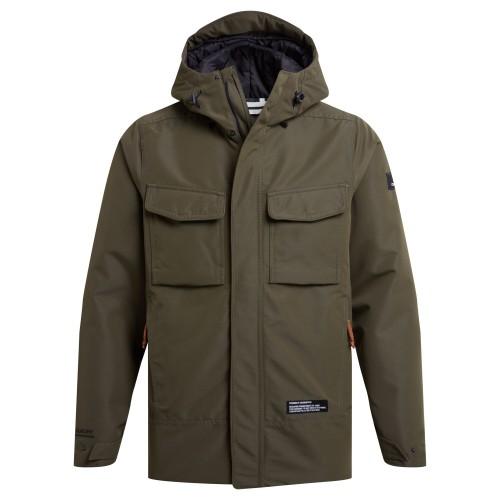 Craghoppers Mens Arche CO2 Renu Technology Waterproof Jacket M vert