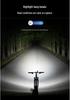 Super Bright Double 8-LED Bicycle Front Light with Type-C Charging & Power Display for Mountain Bikes