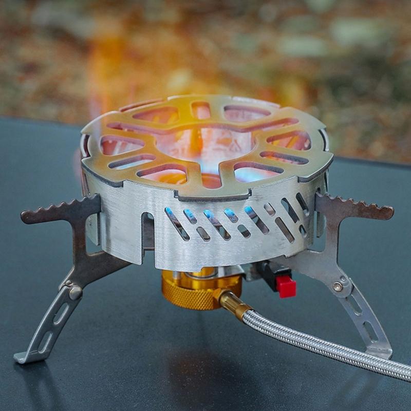 Camp Stove Windproof Rings Outdoor Gas Stove WindShield Stainless Steels Stove Windscreen Windproof Gas Stove Rack