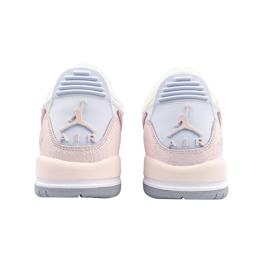 Jordan Legacy 312 Slip Resistant Abrasion Resistant Low Top Vintage Basketball Shoes Women's White Pink HF0747-151(Team47-312F)