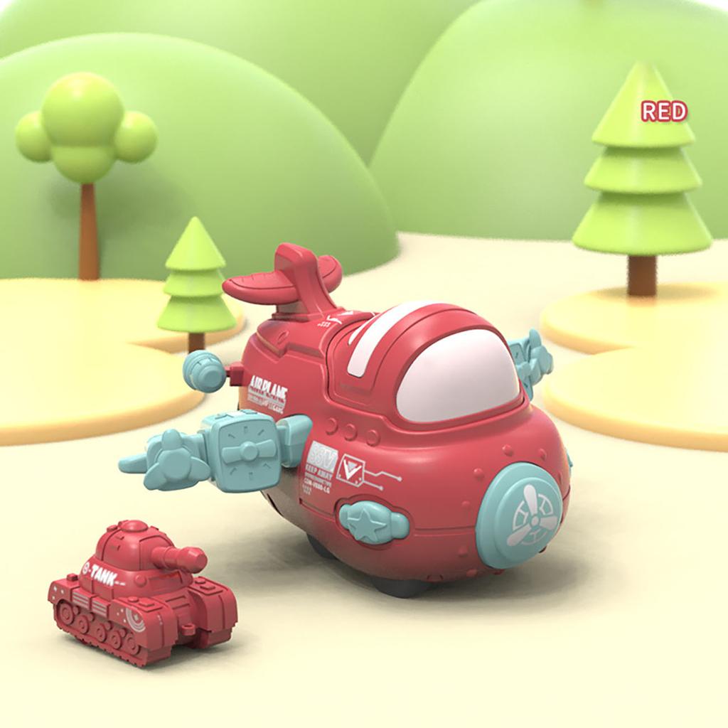 Inertia Airplane Toy For Children Cute Friction Powered Airplane Model 360 Rotating Wing Dream Aeroplane For Kids Birthday Gifts